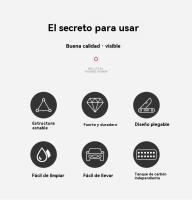 Barbacoa carbon portatil plegable al aire libre viajar Camping - details 2