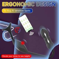 Leten Masajeador de Próstata Anillo Vibrador Butt Plug Control Remoto 10 Vibradores Empuje Juguetes Sexuales Anales para Hombres Parejas - details 5