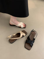 Sandalias romanas de talla grande para mujer, verano al aire libre, nuevo estilo francés, impresionantes sandalias planas de playa retro de hadas - details 2
