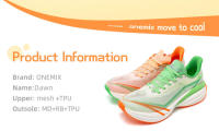 Zapatillas De Correr ONEMIX 2025 Para Hombre Diseño Ligero Secado Rápido Absorción De Choque Soporte Zapatillas Deportivas Para Maratón - details 14