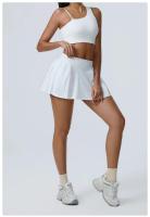 Conjunto de Yoga Transpirable de 2 Piezas Traje Deportivo para Mujeres Top de Crop de Yoga - details 12