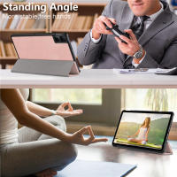 Funda de cuero magnética para tableta inteligente Xiaomi Redmi Pad, cubierta de 2022 pulgadas con soporte triple, 10,61 - details 9