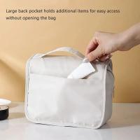 Bolsa de maquillaje de viaje de alta calidad, organizador de artículos de tocador impermeable, Neceser para mujer, bolsa de lavado con gancho para baño, bolsa de almacenamiento de maquillaje con gancho - details 3