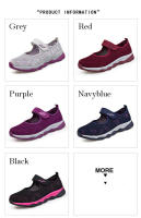 Zapatos Deportivos informales de malla tejida para mujer, zapatillas profesionales antideslizantes para correr, zapatos ligeros y cómodos para mamá, Verano - details 5