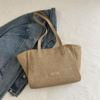 Nuevo bolso de paja tejido de verano, bolso de hombro de paja informal bohemio para mujer y niña - details 17