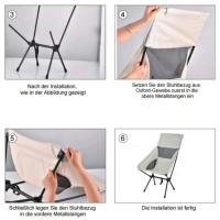 Silla lunar portátil, playa, camping, pesca, ocio, silla plegable al aire libre - details 7