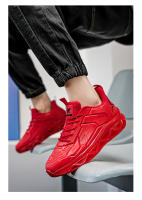 Zapatos para correr transpirables de plástico con goteo de malla baja a la moda para actividades al aire libre para parejas deportivas informales de primavera para hombre - details 13