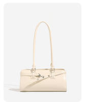 Bolso de lujo ligero francés para las axilas, nuevo bolso baguette para mujer, bolso de hombro tipo almohada portátil de alta gama. - details 3
