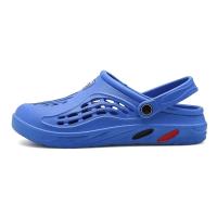 Sandalias ligeras de EVA para hombre, zapatos informales con agujeros, zuecos para amantes del jardín en casa, zapatillas planas de playa al aire libre, talla grande 49 - details 4