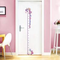 Pegatinas De Altura Con Diseño De Unicorno Dinosaurio Y Giraffa Para Niños Decoración De Pared Para Dormitorio De Colegio 3D PVC - details 2