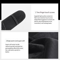 Guantes cálidos de invierno antideslizantes, impermeables, con pantalla táctil, para bicicleta, térmicos, gruesos, para conducción al aire libre, hombres y mujeres - details 4