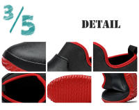 Zapatos de Chef para Hombres Talla Grande, Antideslizantes, Impermeables, Plano, Forro de Plástico, Suela de Goma Resistente al Desgaste - details 2