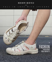 Sandalias Casuales de Cuero de Vaca de Gran Tamaño Zapatos de Playa para Hombres y Mujeres - details 2