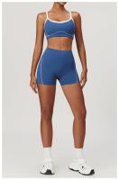 Sujetador deportivo ajustado desnudo, sujetador de Yoga con espalda grande en forma de U, Top de Fitness al aire libre para mujer - details 14