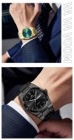 Reloj de Cuarzo MAYZHISU para Hombres Acero Inoxidable, Resistente al Agua, Calendario Doble, Estilo de Ocio y Negocios - details 9