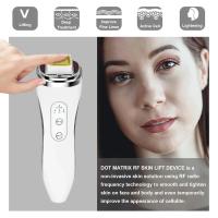 Dispositivo de Estiramiento Facial de radiofrecuencia RF, masajeador de belleza de matriz de puntos, eliminador de arrugas en el hogar, máquina de masaje Facial para estiramiento de la piel - details 0