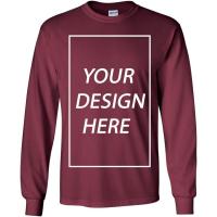 Camiseta de manga larga para adulto Añade tu propio diseño de texto Personalizado - details 11