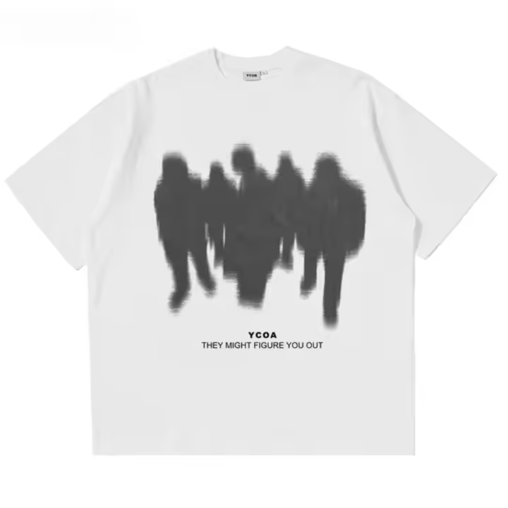 Camiseta de algodón para hombre, estampado de verano de gran tamaño, gráfico - 1