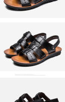 2025Nuevas sandalias de verano para hombres, zapatos deportivos casuales de playa, transpirables, convenientes, versátiles, de dos maneras, simples sandalias para hombres - details 7