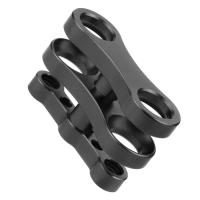 Abrazadera de Clip de mariposa para trípode, brazo de articulación esférica de 1 pulgada, montaje 1/4 3/8 para cámaras Gopro, linterna de luces de buceo subacuáticas - details 4