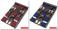 Cabestrillo de dos tonos de cuero marrón para hombre, estilo occidental, cinturón, longitud ajustable, 3,5x120cm - details 10