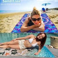Toalla de playa de microfibra sin arena, fina, de secado rápido, súper absorbente, toallas grandes y ligeras para viajes, deportes, piscina - details 19