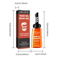 Men's Is Easy To Rinse, Long-Lasting, Refreshing, Fast Drying, And Non Greasy. It Has A Natural Hair Oil Comb Design - details 0