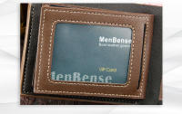 Cartera Vintage de cuero esmerilado para hombre, billetera de gran capacidad con múltiples ranuras para tarjetas, monedero, bolsa para tarjetas de crédito - details 6