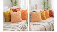 Cojín de Nube Bordado de Hoja de Arce Color Sólido Ideal para Decoración de Ambiente de Fiesta de Navidad - details 7