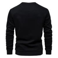 Sudaderas con cuello redondo de mezcla de algodón para hombre Patckwork, sudadera deportiva informal de moda con cuello redondo para hombre - details 11