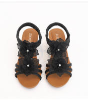 Zapatos romanos de tacón de cuña para mujer, sandalias de verano 2025 con flores retro bohemias para vacaciones, zapatos de mujer de talla grande. - details 3