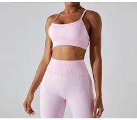 Sujetador Deportivo de Yoga para Mujer Sexy Espalda Deportiva Sin Costuras Secado Rápido Transpirable Top para Danza y Ciclismo Material de Nylon Adecuado para Correr Primavera Verano - details 8