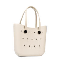 Bolso De Playa Grande Para Verano EVA Inodoro Para Mujer Bolsa De Picnic Con Agujeros Impermeable Bolsa De Hombro Con Manija - details 23