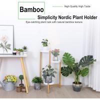 Estantería de Bambú con 4 Niveles Soporte Decorativo para Macetas Alto Bajo - details 15