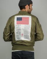 2025 otoño rompevientos rompevientos ropa para hombre piloto del ejército fuerza aérea ma1 chaqueta bomber - details 3
