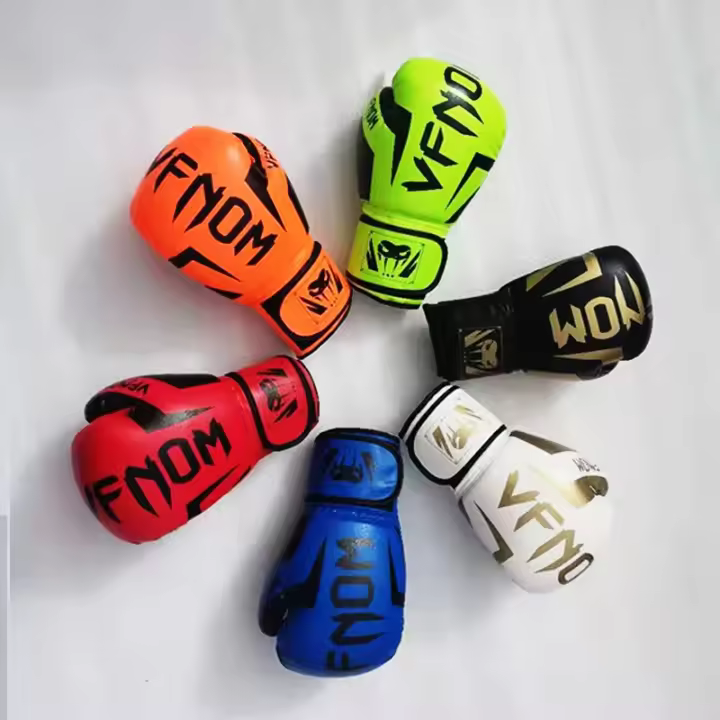 Guantes de boxeo profesionales para hombres y mujeres, bolsa de boxeo para Kickboxing, Sanda, Muay Thai, 6 oz, 8 oz, 10 oz, 12 oz - 1