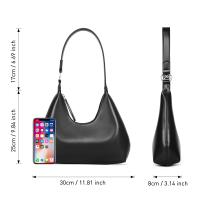 Bolso de nicho, bolso de mujer, bolso de hombro de moda, sensación de alta gama para mujer, estilo de PU, bolso retro para axila - details 8