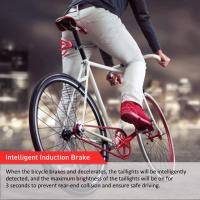 Alarma de Bicicleta Elecpow A8Pro con Luz Trasera Sensible al Freno Control Remoto Inalámbrico Carga USB Alarma Antiburguaje Luz de Cola de Bicicleta - details 2