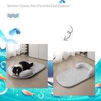 Estera refrescante extraíble duradera para mascotas, almohadilla de cama plegable y transpirable para perros, cojín lavable resistente al desgaste para mascotas y gatos - details 18