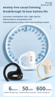 Auriculares Business Elite con conducción de aire OWS, inalámbricos por Bluetooth, gancho para la oreja, micrófono HD, estéreo envolvente HiFi, auriculares deportivos para música - details 7