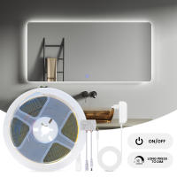 Espejo de maquillaje para baño, tira de luz LED COB de 12V, iluminación de fondo de tocador, Sensor táctil regulable, decoración de luz de tocador - details 1
