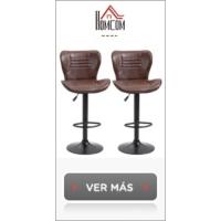 Juego de 2 Taburetes de Bar Tapizados en PU Taburetes Altos de Cocina con Asiento 70 cm de Altura Patas de Madera para Cocina Comedor 40x42x91 cm Blanco - details 8