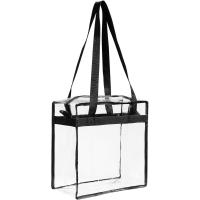 BAGAIL Bolsas Transparentes Aprobadas por el Estadio Bolso de Mano Transparente con Cierre de Cremallera Bandolera Bandolera con Correa Ajustable - details 72