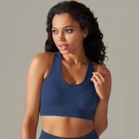 Sujetador deportivo a prueba de golpes para mujer, camiseta sin mangas para correr, ropa interior sexy para fiesta y yoga - details 34