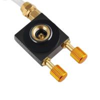 Adaptador de cilindro de propano para acampar al aire libre, conector de horno de tanque, accesorios de acoplador, estufa, llenado de gas - details 3