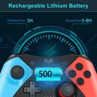 Mando inalámbrico Compatible con Switch, Gamepad Bluetooth para Android, iOS, PC, Joystick - details 1