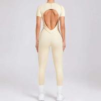 Conjunto de yoga sin costuras para mujer, yoga para mujer, sujetador deportivo acanalado, body de gimnasio, tres piezas de ropa deportiva, 1/2 pieza. - details 22