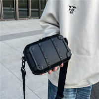 Bolso de mensajero para hombre, nuevo bolso de caja personalizado, simple bolso cuadrado pequeño, bolso de móvil con estilo de PU, bolso de mensajero para mujer. - details 5