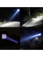 Linterna LED De Alta Potencia Para Camping Torcha Con 5 Modos De Iluminación Aleación De Aluminio Zoomable Impermeable Uso Con 3 Pilas AAA - details 13