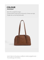 Bolso de bolos retro de gran capacidad para mujer, ambiente premium, casual, versátil, bolso de hombro portátil para viajeros - details 8